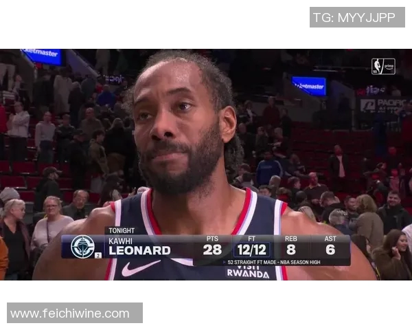 伦纳德连续出战24场，创23-24赛季以来个人最长纪录